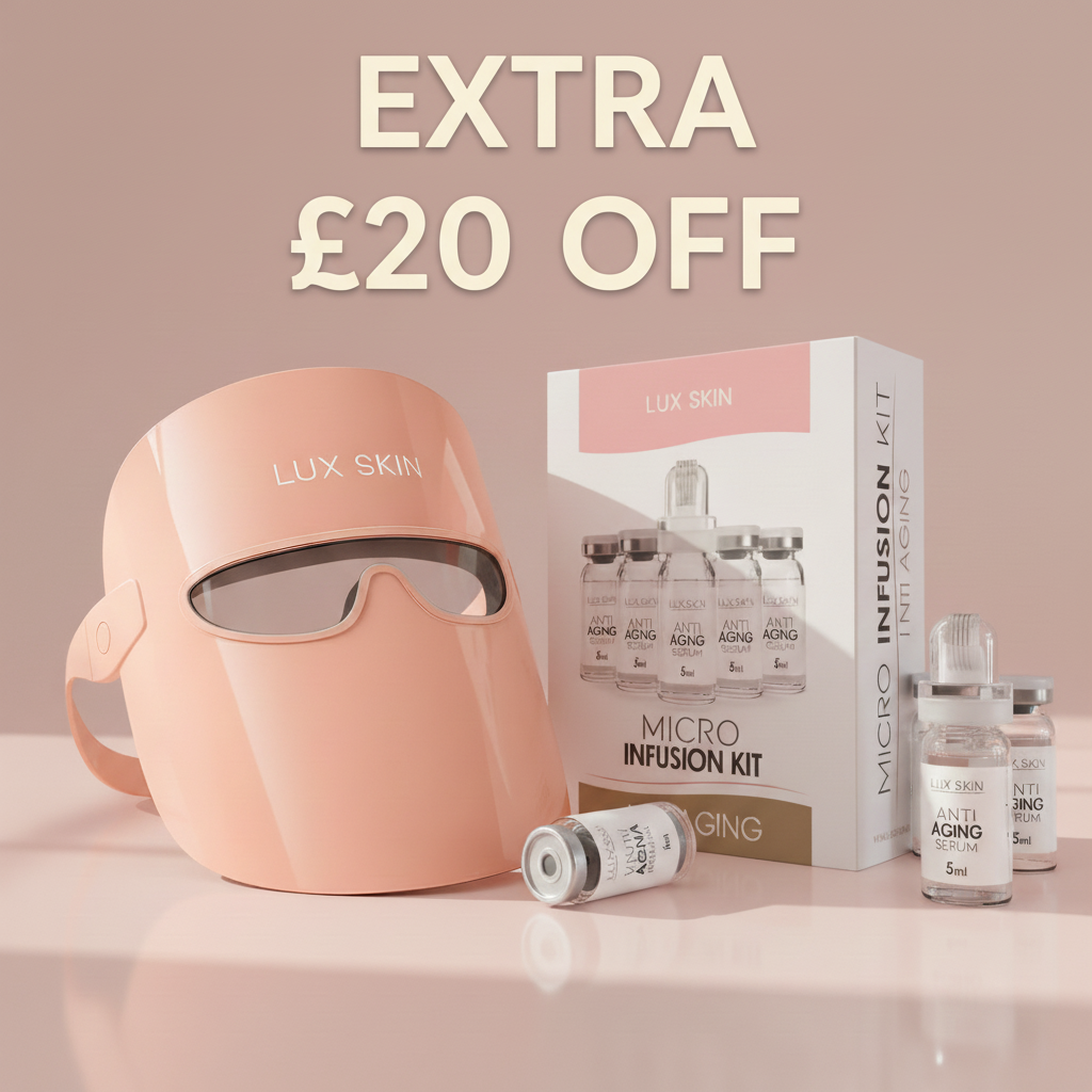 Infrared LED Mask + Micro Infusion Kit | SAVE £20