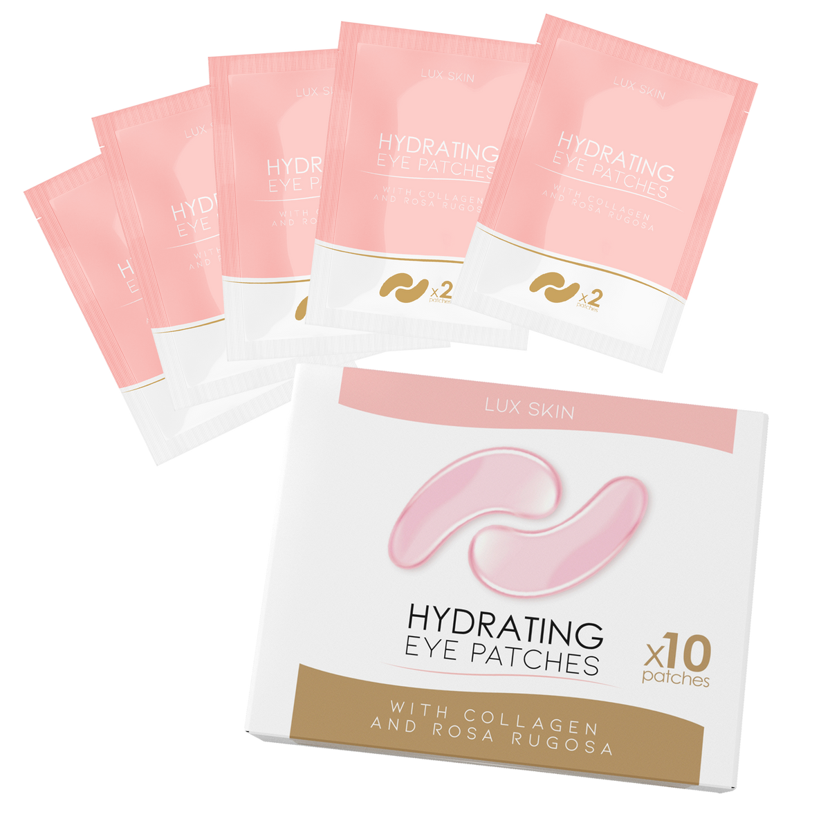 Lux skin hydrating eye patches 5 pack lux skin uk